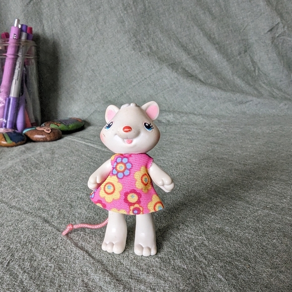 Fisher Price Sweet Streets Hideaway Hallow Mouse Figure Candy Shop White Candice - Picture 3 of 12